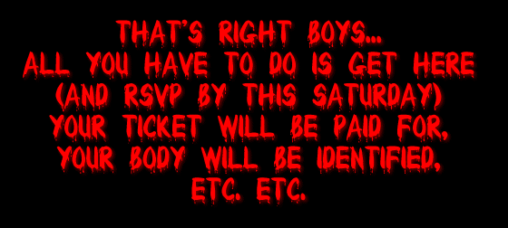 Your Ticket Will Be Paid For